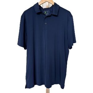 Code Green Golf Men's XL Blue Polo Shirt Short Sleeve Dri-Fit Activewear Casual